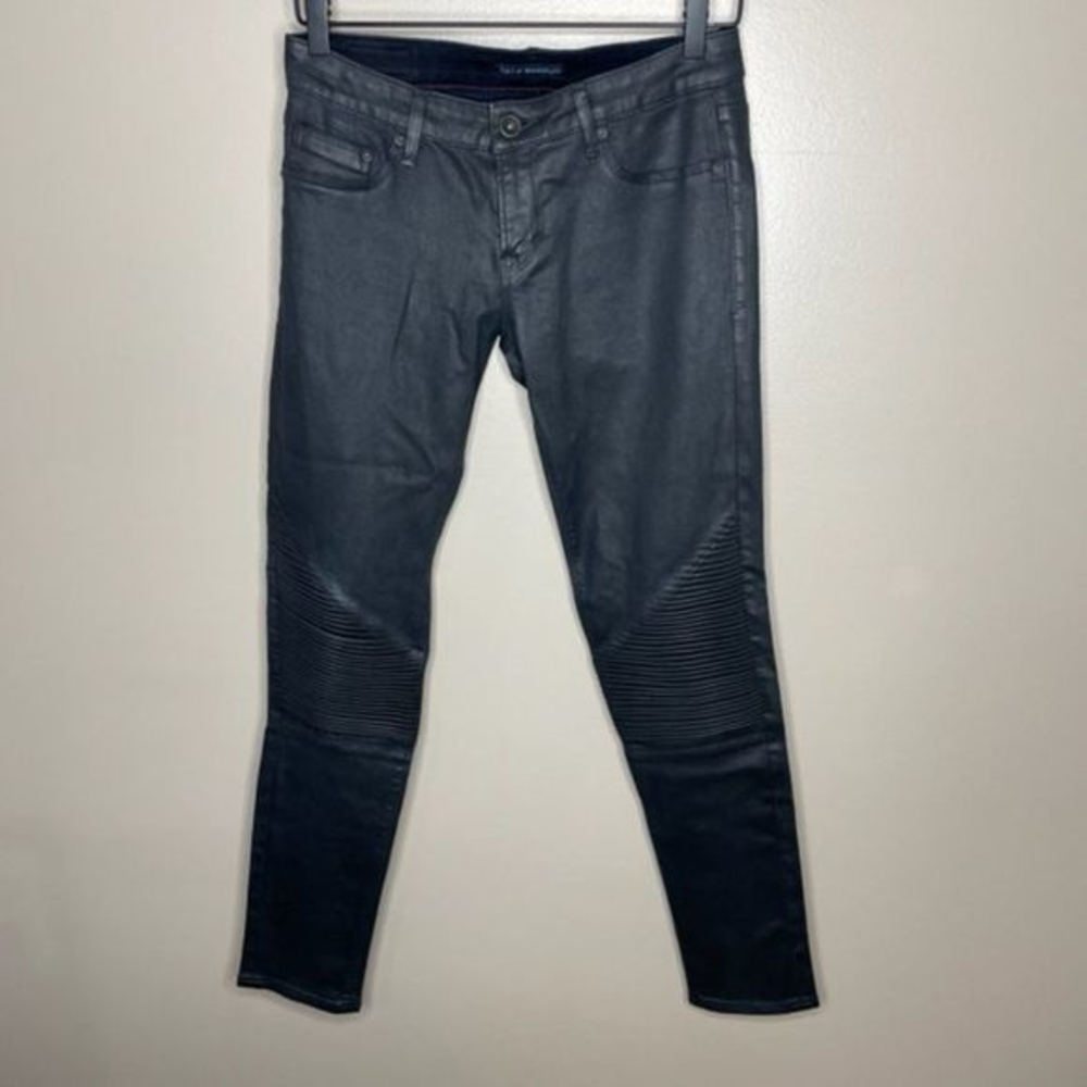 Cult of Individuality Metro Teaser Skinny Leg‎ Jeans Black Waxed